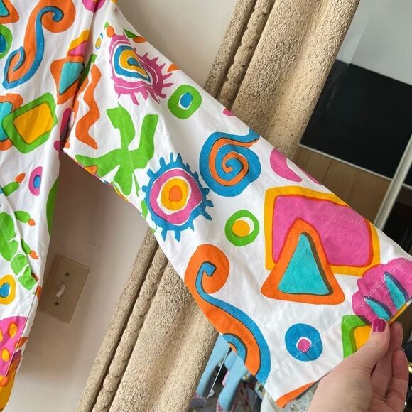 RARE Vintage 80s Michigan Rag Co. Oversized Hooded Jacket, UNISEX - Picture 7 of 12